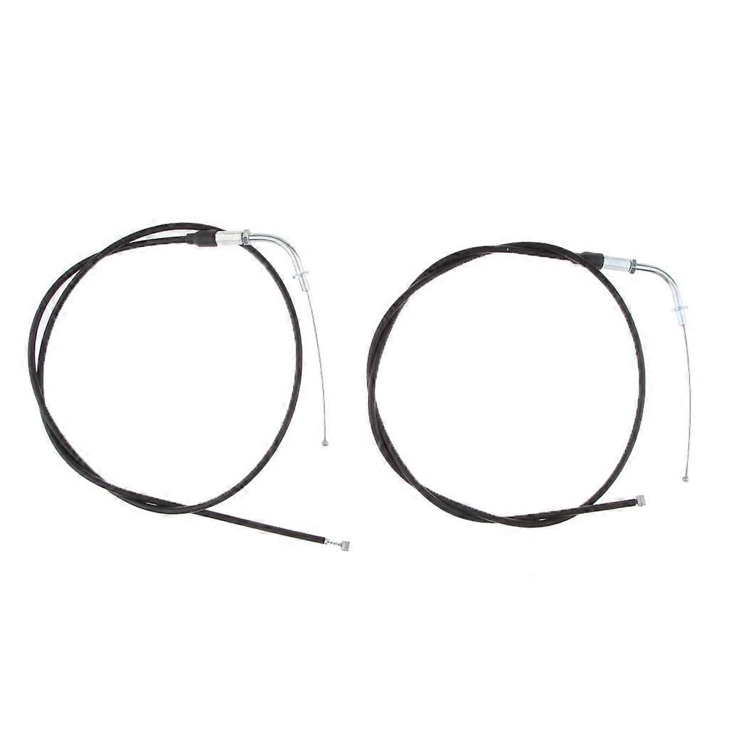 2 Pieces 43.3 inch Throttle Control Cable Wire Sportster