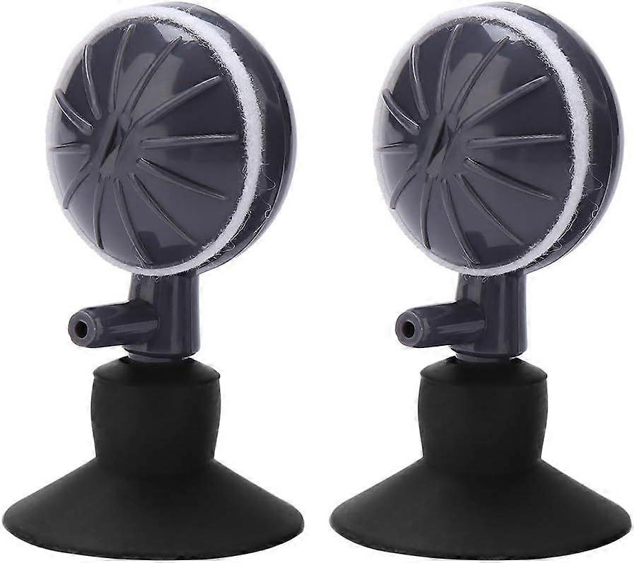 2 Pack Adjustable Rotating Bubble Air Stones - Oxygen Diffuser with Suction Cups - for Aquariums - Hydroponic Pump