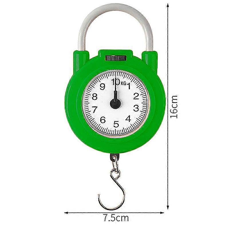 10kg Portable Hanging Mechanical Scale Fish Luggages Kitchen Scale Hanging High Precision Digital Hand Held Spring Scale
