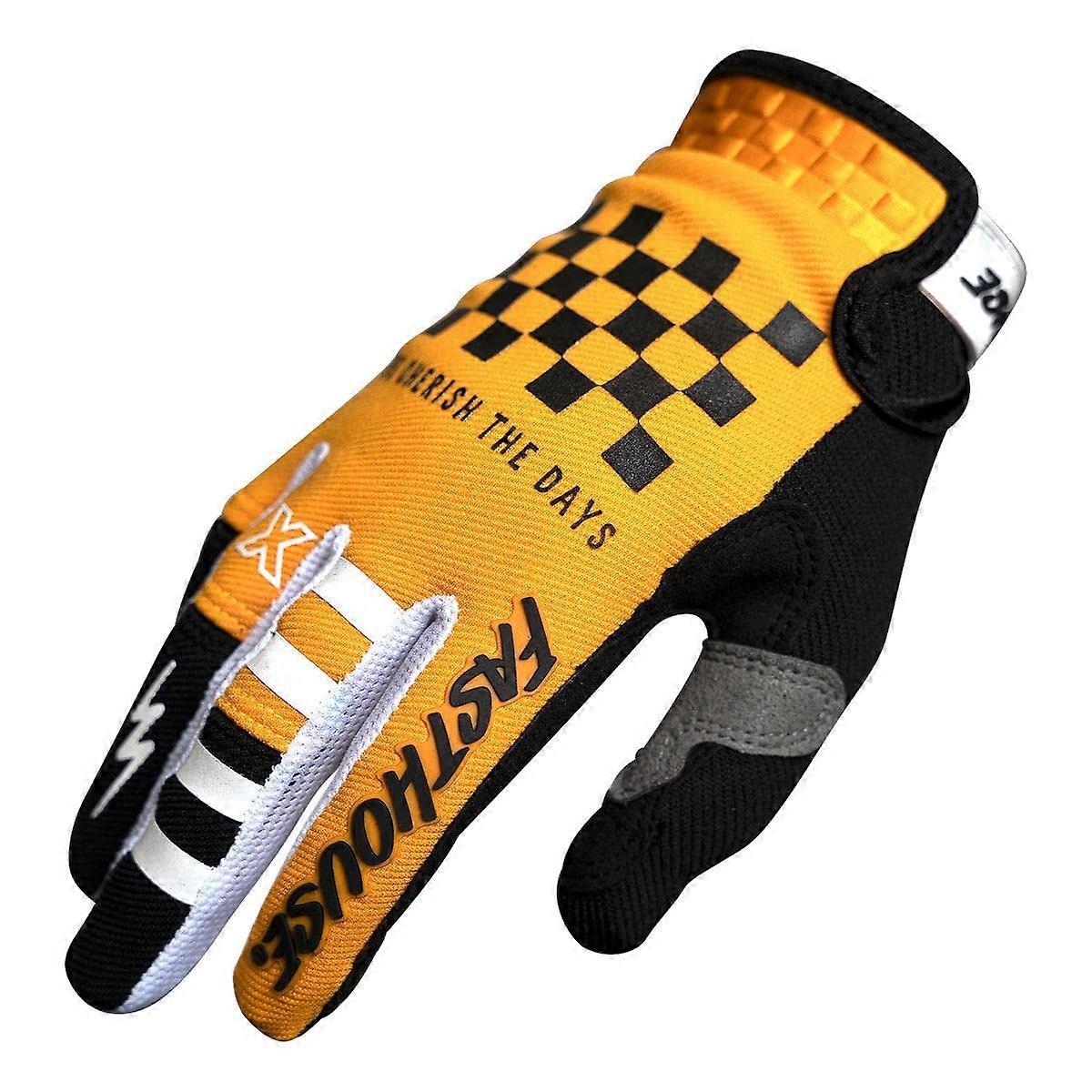 Glove - Durable Black Racing Gloves for Enhanced Grip and Comfort in Size Large