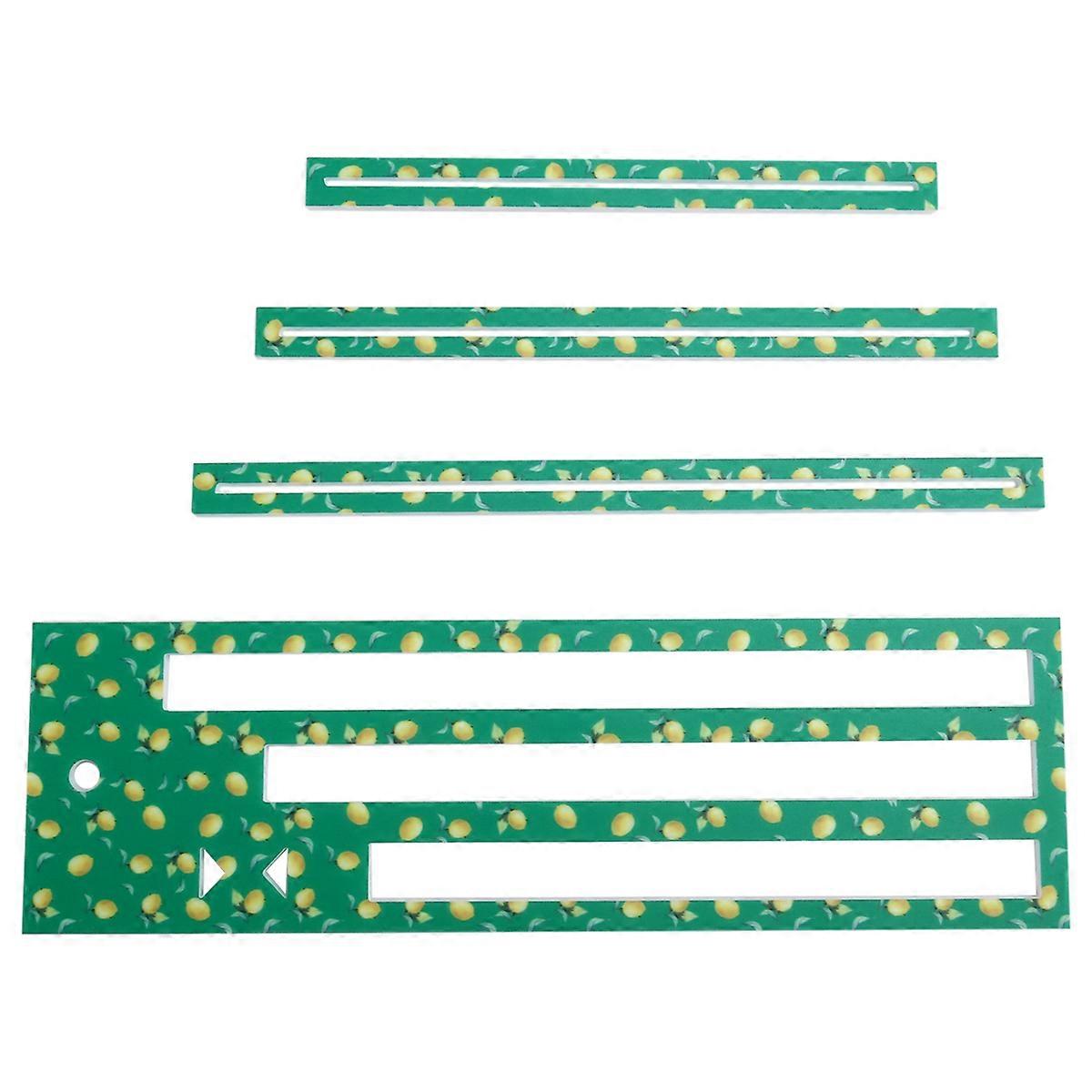 Zipper Pocket Template,for 7/8/9 Inch Zippers Measuring Cutting