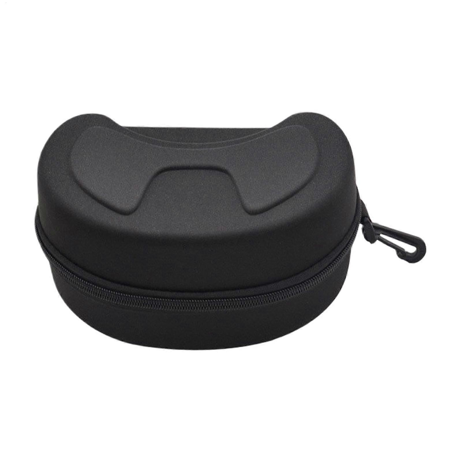 Ski Goggles Case Hard Shell EVA Box Water Resistant Shockproof Snow Goggles Storage with Zipper Compatible with Ski and Swim Goggles