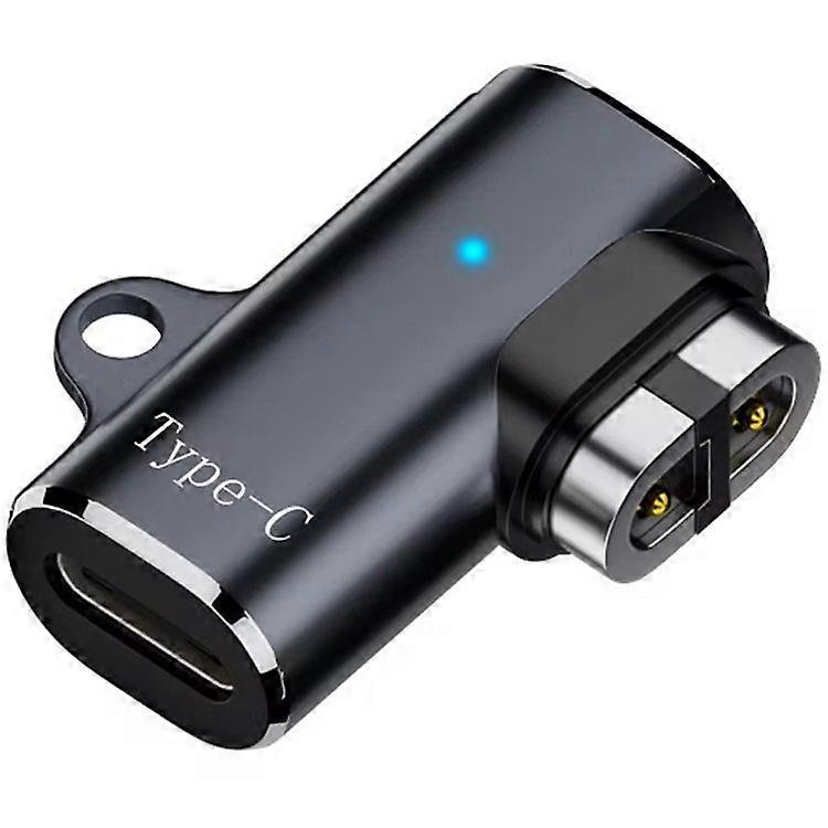 Magnetic Type-C Female Adapter Charge Compatible For Shokz Bone Conduction Earphone (Side Elbow)