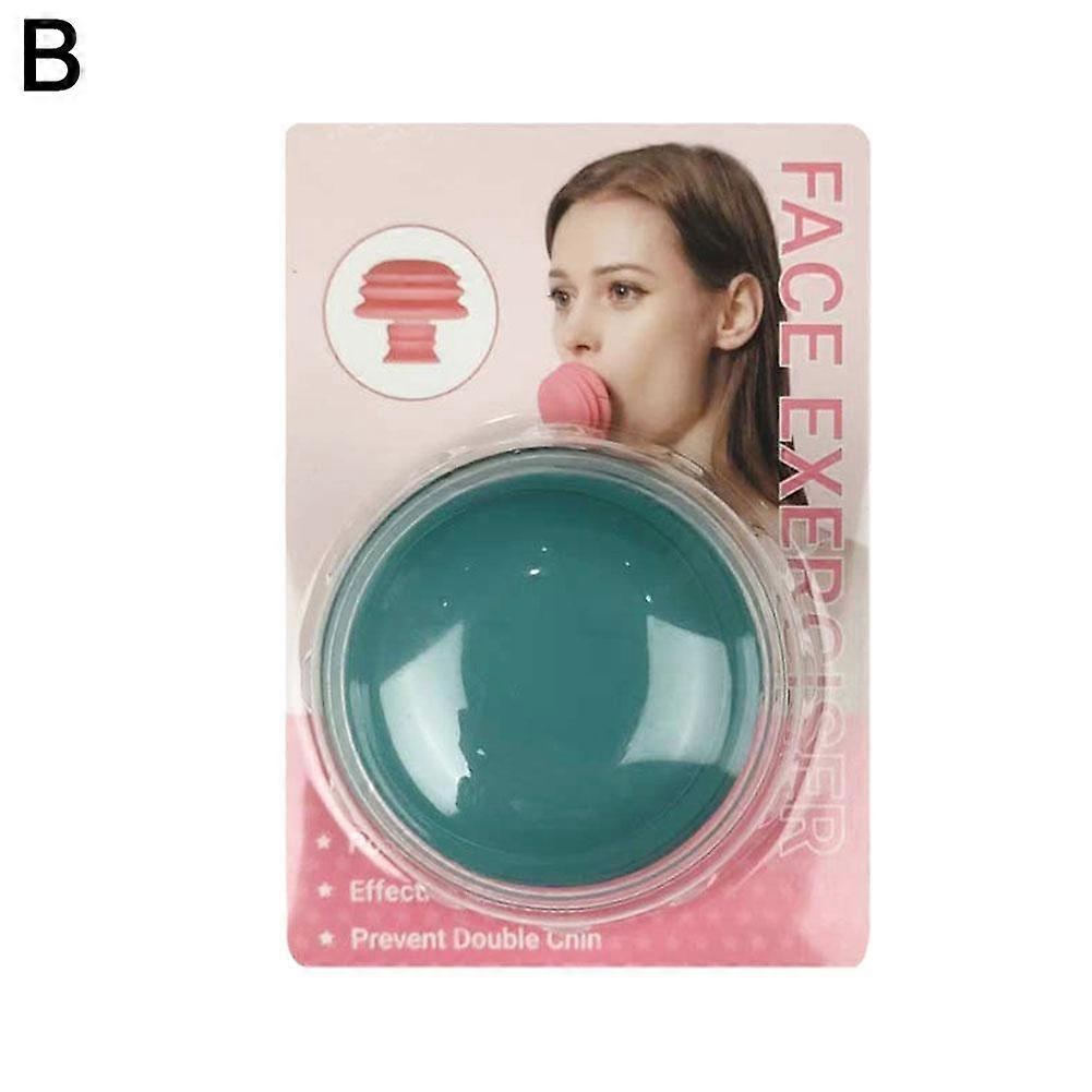Green Star (B)$Facial Masseter Trainer Muscle Exerciser Facial Nasal Lines Double Chin Face Lifting Firming Small V Face Shape