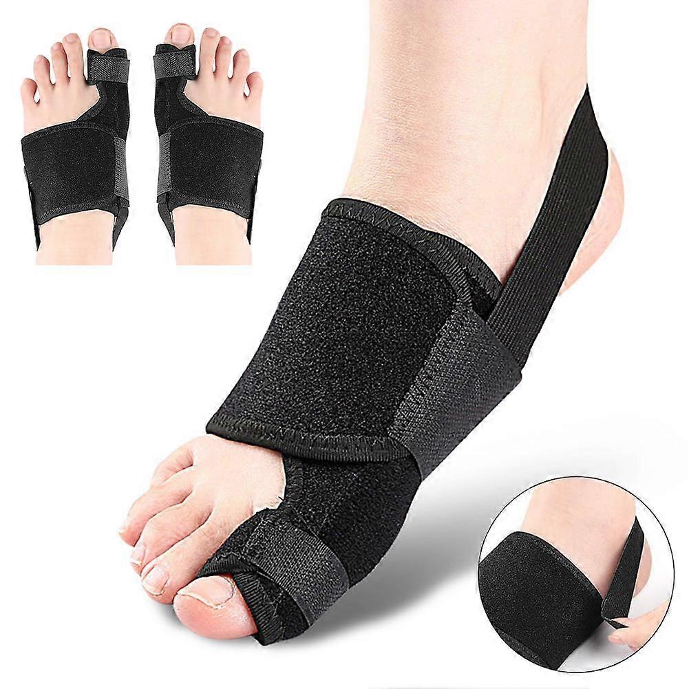 1 black left (A) $ sports injury hallux valgus splint corrector big toe separator toe protector