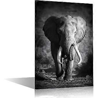 Animal Grande Touro Elefante Aproximando-se de Madeira Jigsaw Puzzle Jogo 1000 Peças