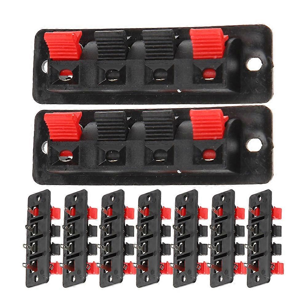 Wire Connectors Terminals Speaker Terminal Connector Copper ABS Material DIY Projects Home Users 10Pcs