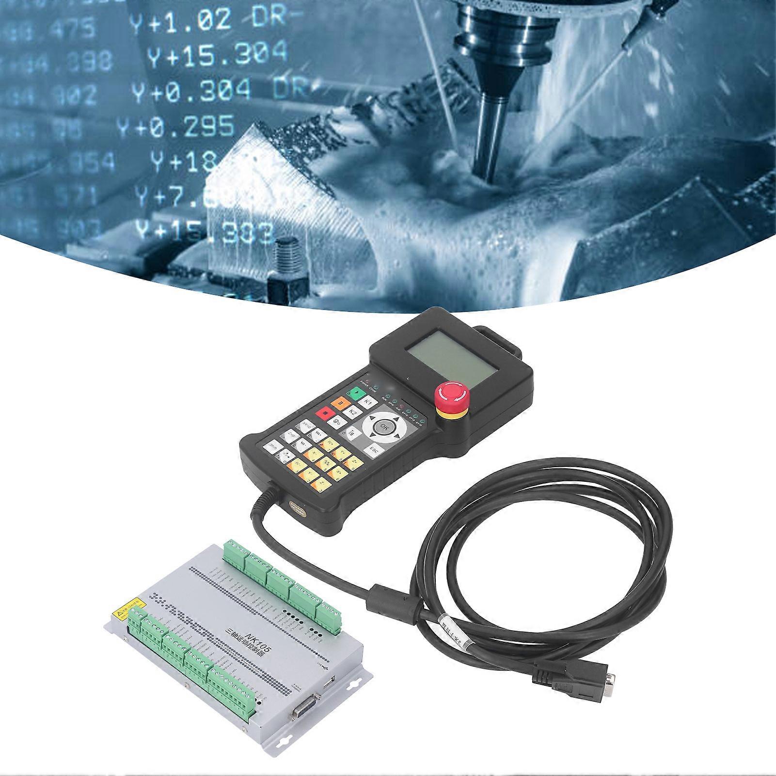 NK105 Sistema CNC integrato X Y Z 3 assi Motion Controller e maniglia per il taglio di metalli in pietra e legno