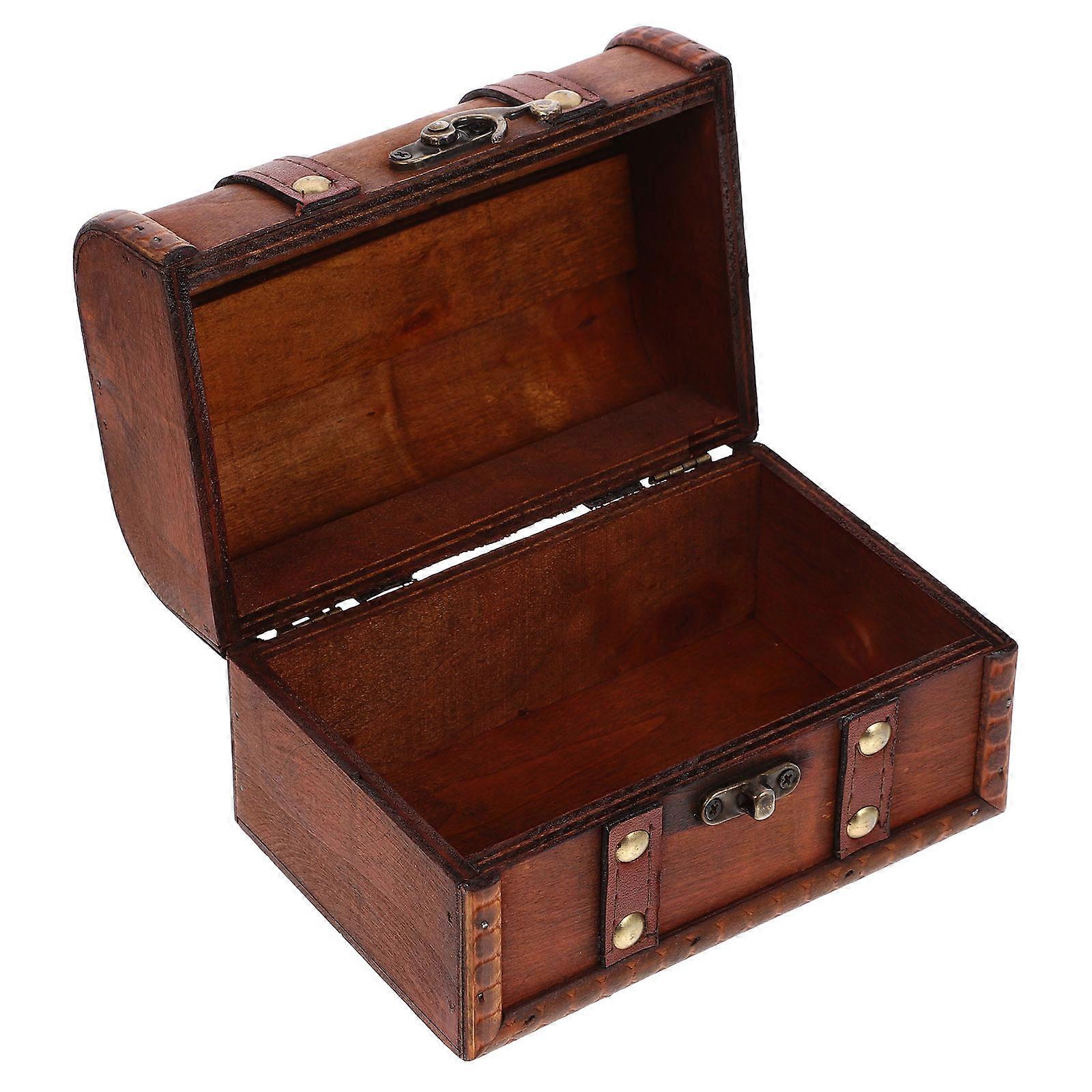 Antique Style with Lock, Reliable Container for Valuables and Mementos