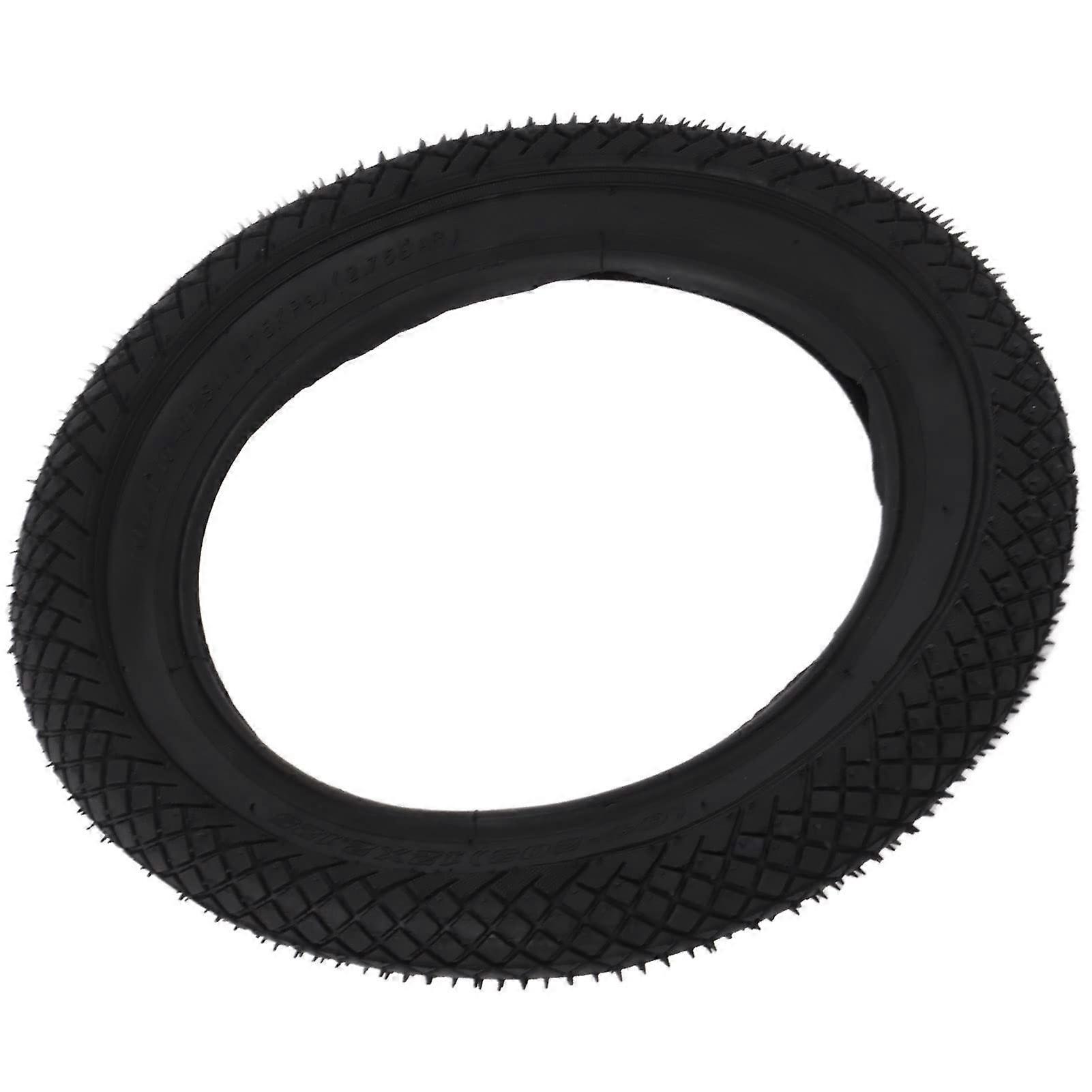 Thick Checked Pattern Rubber Bicycle Tyre 12 x 2.125 Inches for Fast Riding and High Traction, Natural Rubber Material