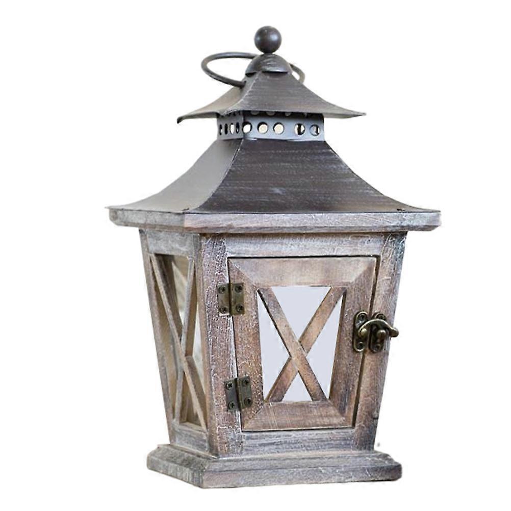 Dark Grey Iron Simple Style Candleholder for Indoor Decor Portable and Design 1Pc