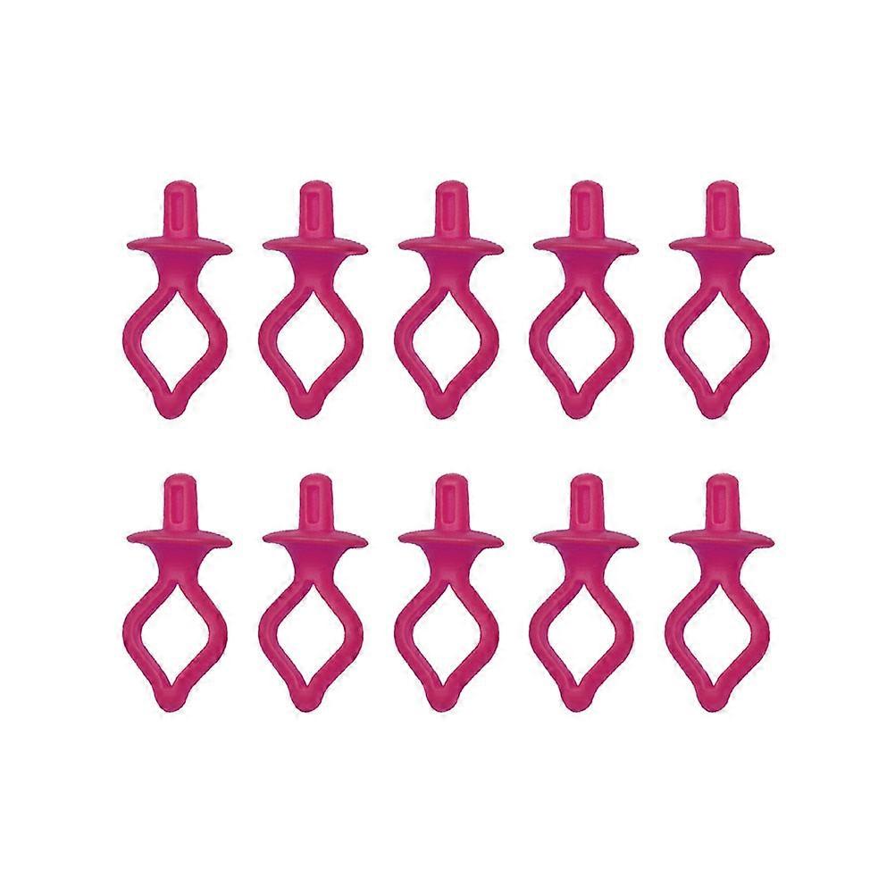 Sewing Necessities Bobbin Clip Reusable Durable Tool for Embroidery Rosy 4 x 2 x 2 Cm 10Pcs