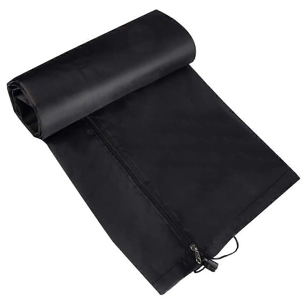 غطاء المطر لغطاء رف تجفيف حبل الغسيل رف تجفيف خارجي أسود 168.00X30.00X30.00 سم حماية من الرياح 1 قطعة