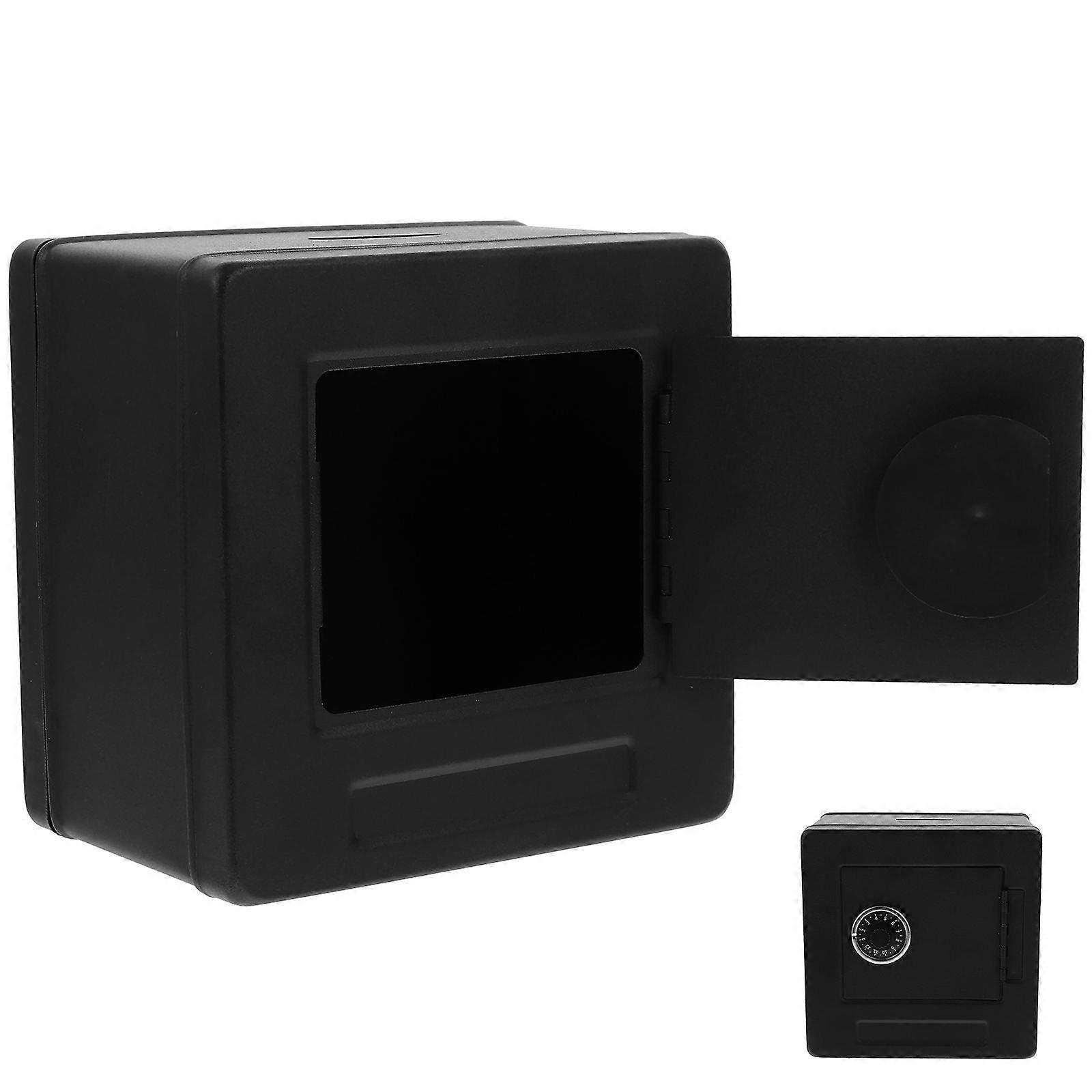 Metal Coin Bank Multi-Function Safe Box for Storage Use Children Mini Money Container