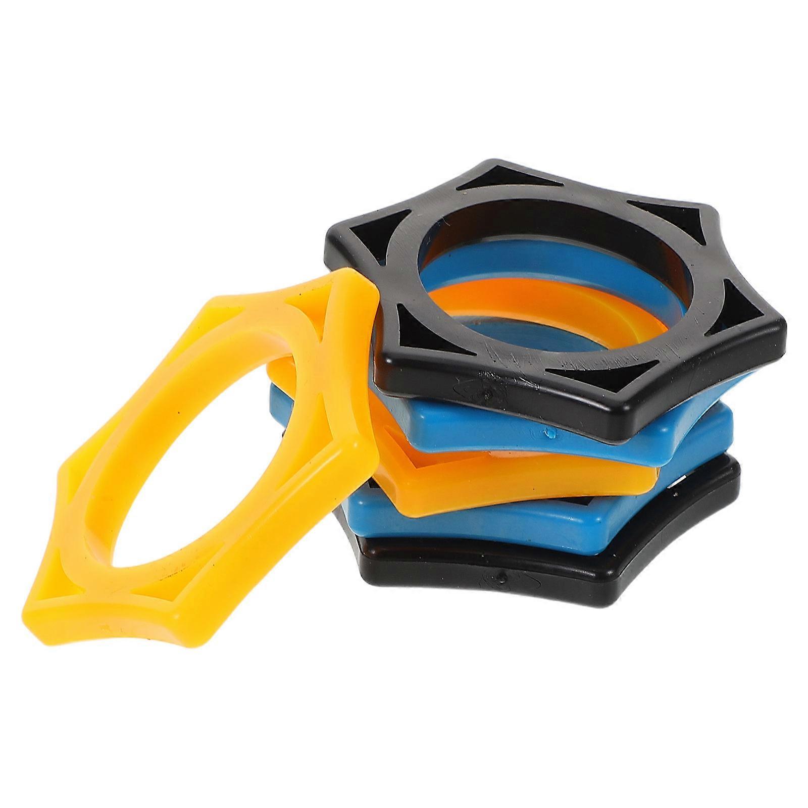 6pcs Soft Grip Microphone Roll Rubber Rings for Stable Recording, Live Streaming, Interviews, Karaoke, and Outdoor Events