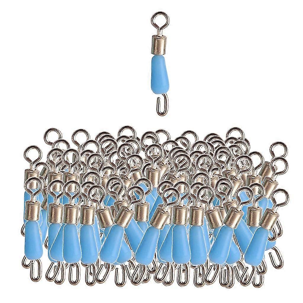 Metal Fishing Line Connector Quick Change Rolling Swivels Clip Swivels M