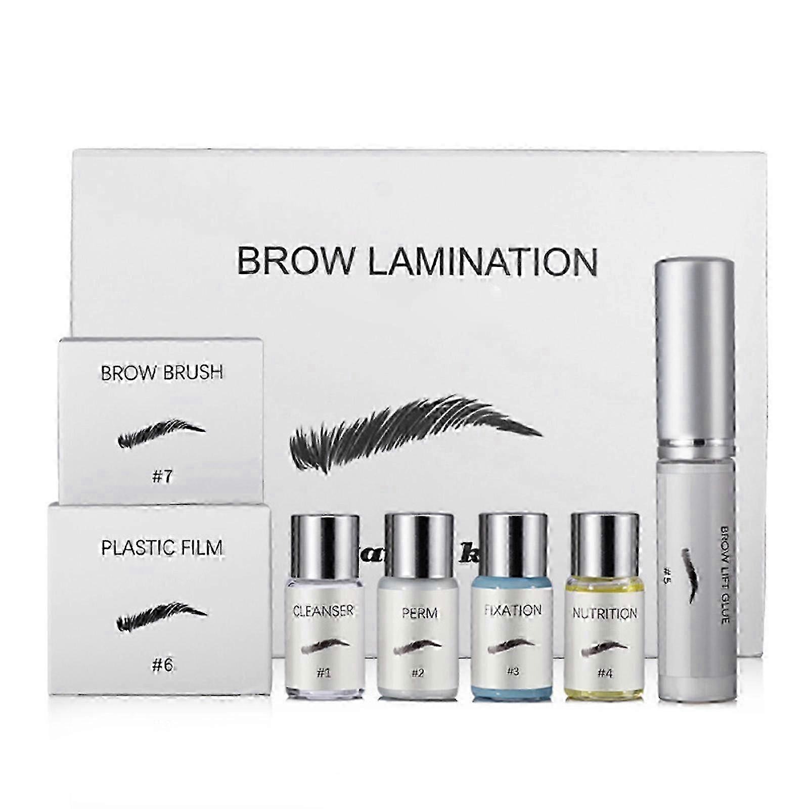 Eyebrow Lamination Kit with Lash Curling & Brow Lift Set