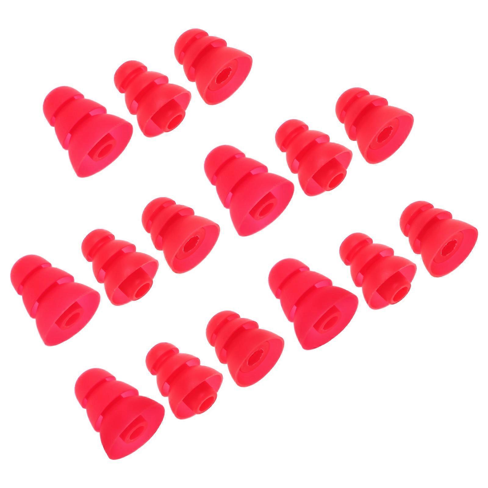Soft Silicone Earbud Tips Replacement (15pcs) – Noise Isolation Earphone Sleeves in Large, Medium, Small for Comfort and Protection