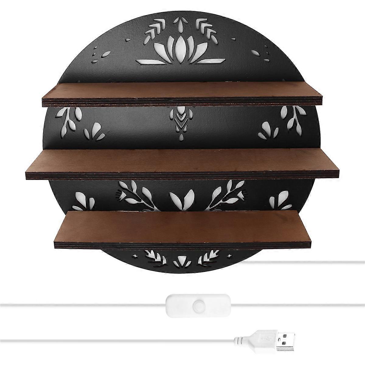 Round Butterfly Stand Crystal Display Storage Rack