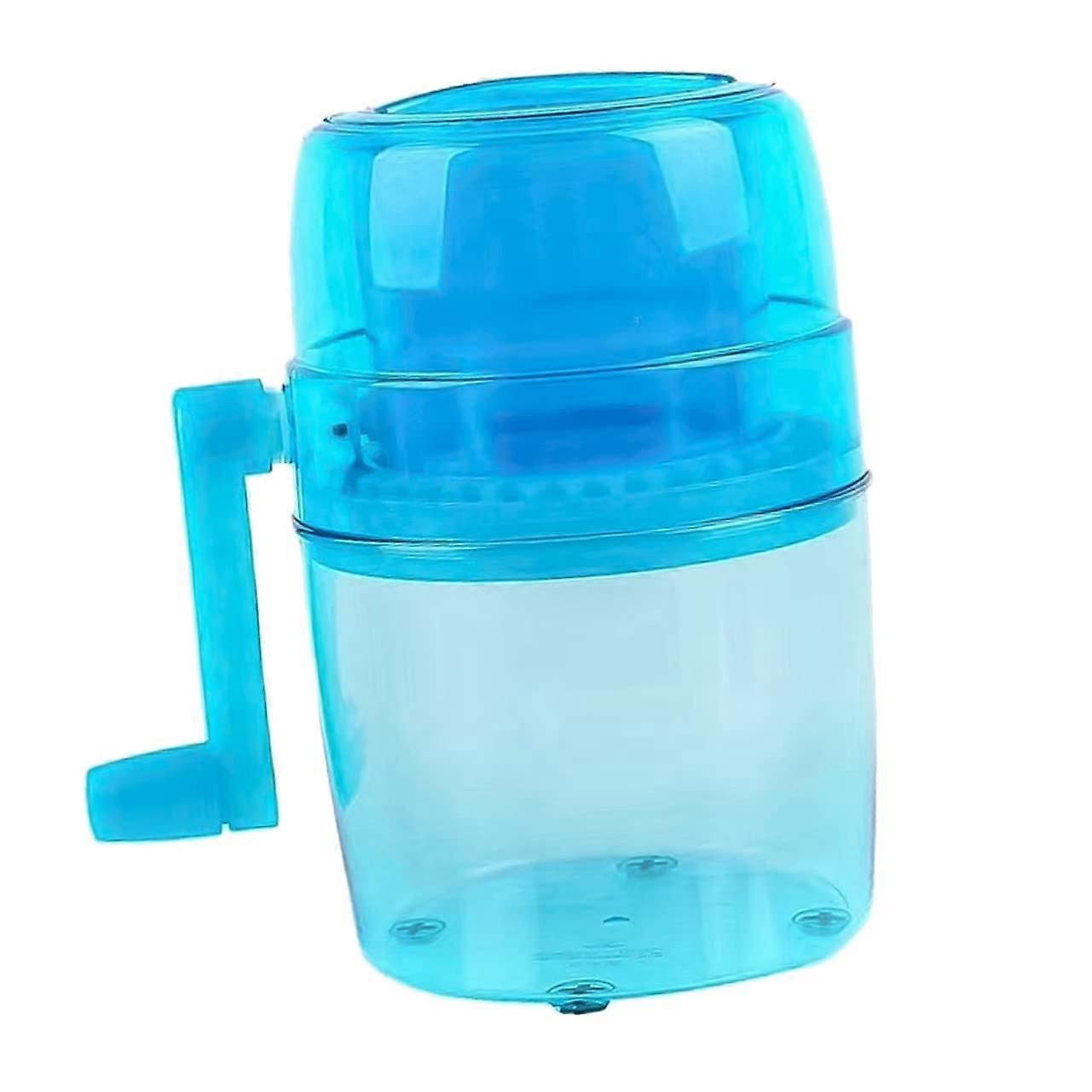 Ice Razor Kitchen Ice Crusher Tool Snow Cone Machine Handle Mini Household Ice Maker Ice Crusher Ice Breaker Ice Mill Blue