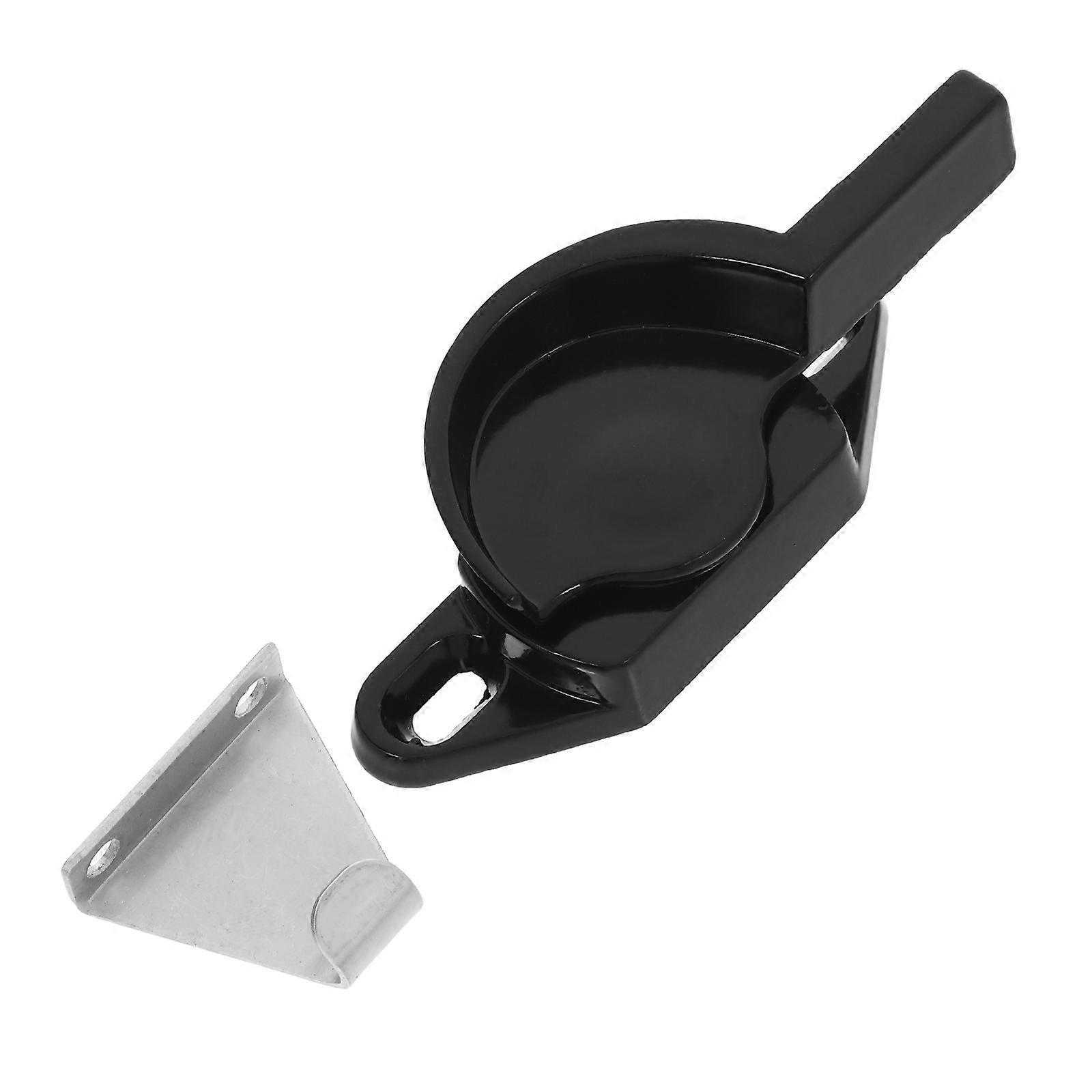 Vertical Window Locks Sliding Window Security Lock For Sliding Windows Black 7.40X2.80X1.80CM 1Pcs