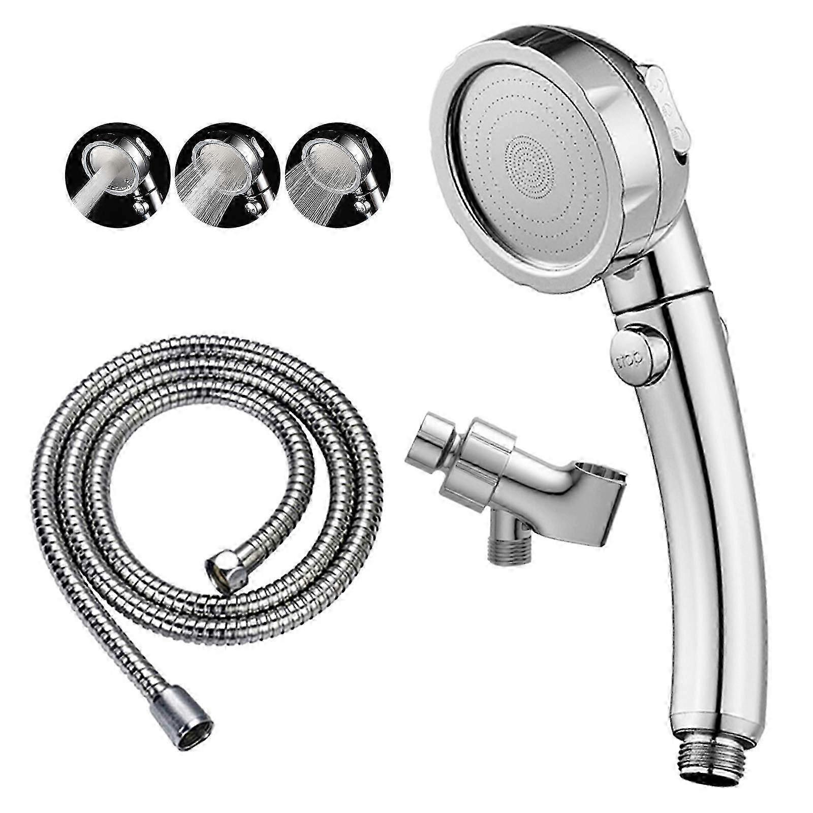 High Pressure Hand Shower with Open/Off Pause Switch and 3 Spray Modes for Certain Brands