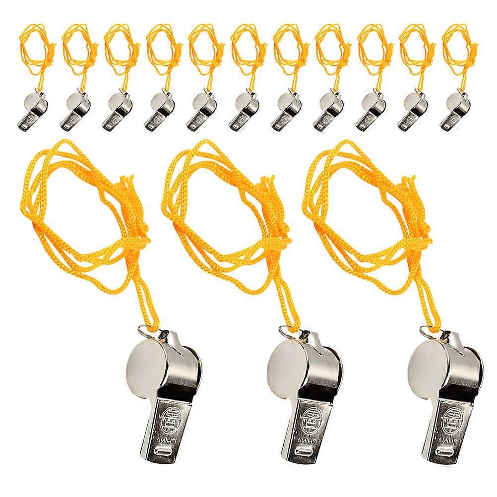 Whistle For Emergency Whistle With Lanyard Loud Sound Clear 24Pcs