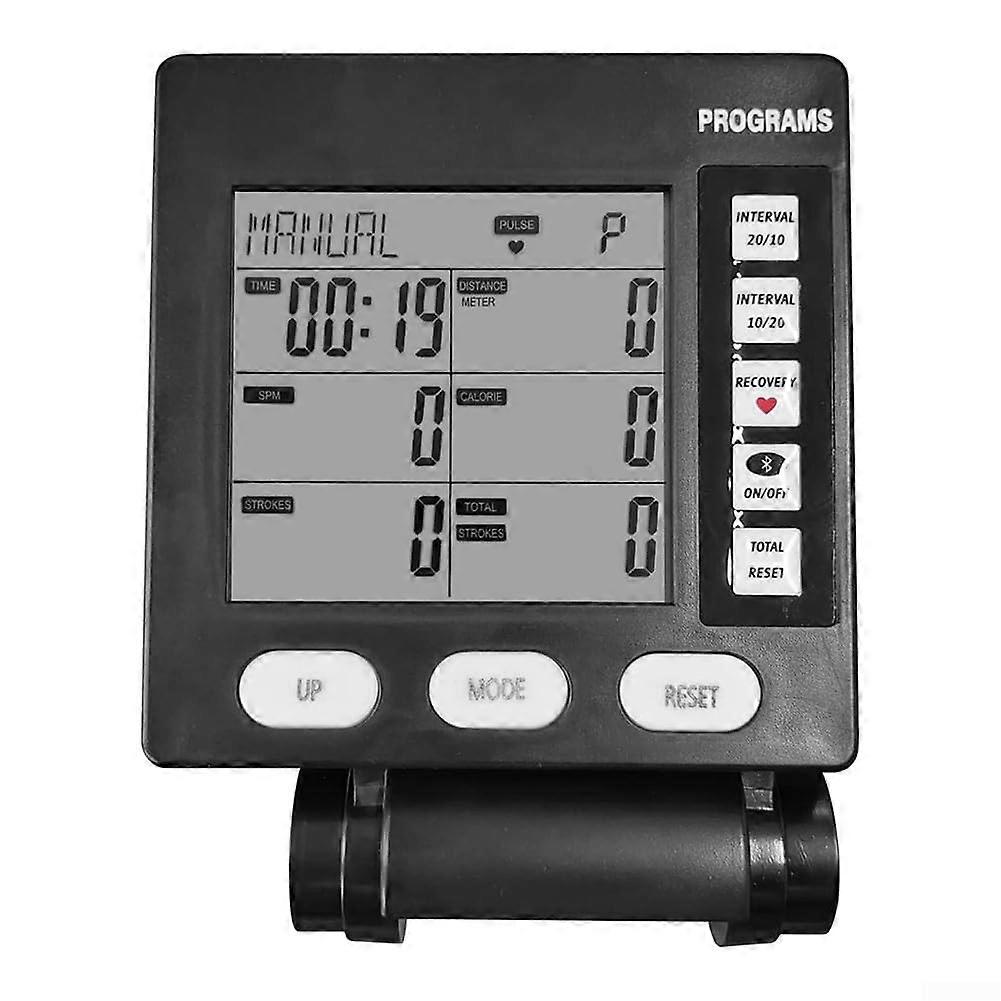 App Connected Rowing Machine Display for Comprehensive Workout Tracking and Modes 01'