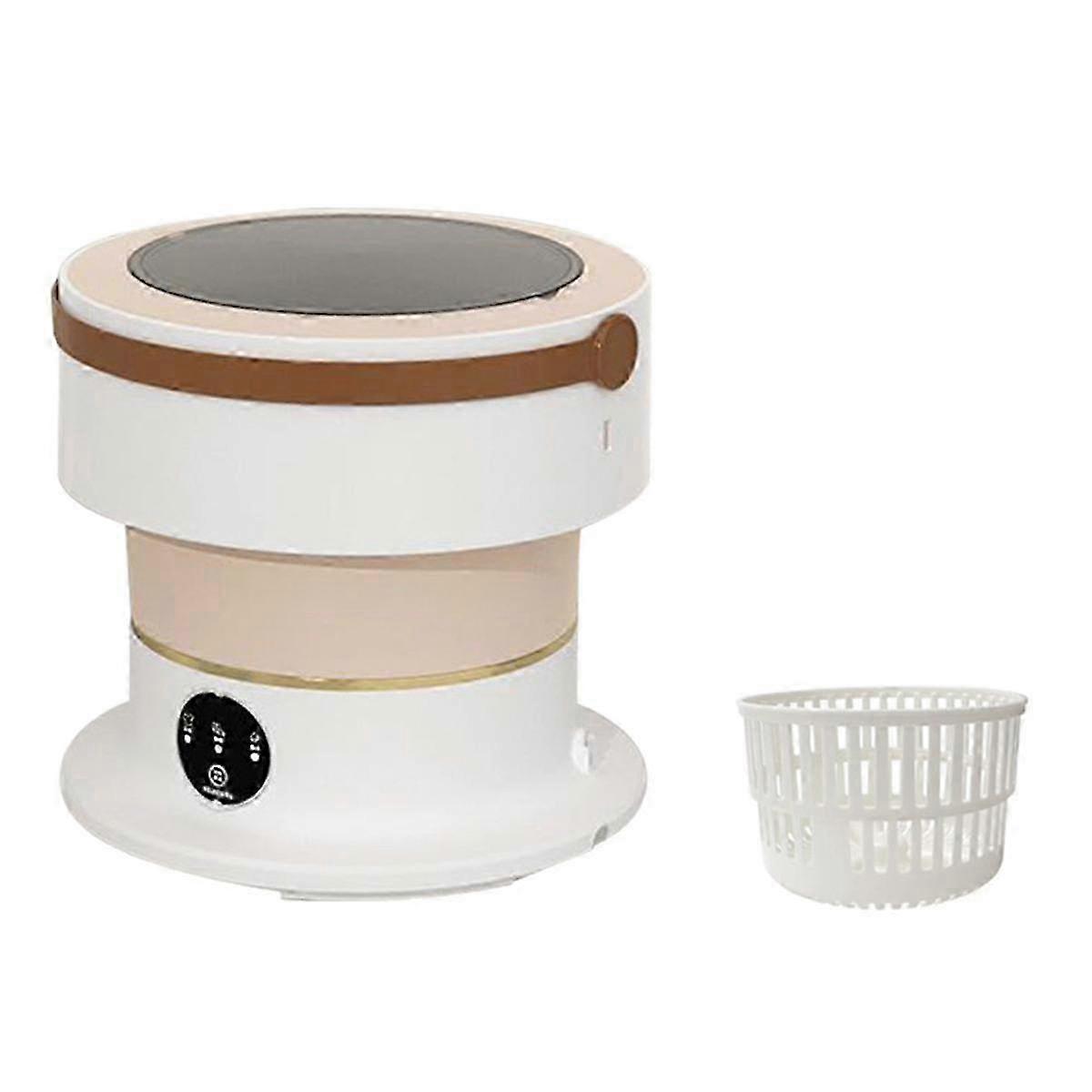 Compact 8L Foldable Washing Machine and Dryer Ideal for Apartments and Dorms