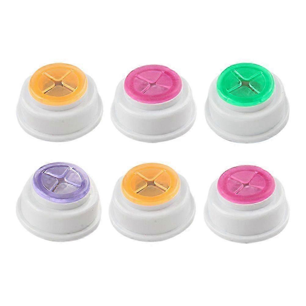 6 τεμ PVC αυτοκόλλητη πετσέτα κατόχων γροθιών ελεύθερη πετσέτα τσαγιού φέρει πόρπη κουζίνα μπάνιο πλύσιμο πανί κρεμάστρα κρεμάστρα (τυχαίο χρώμα)