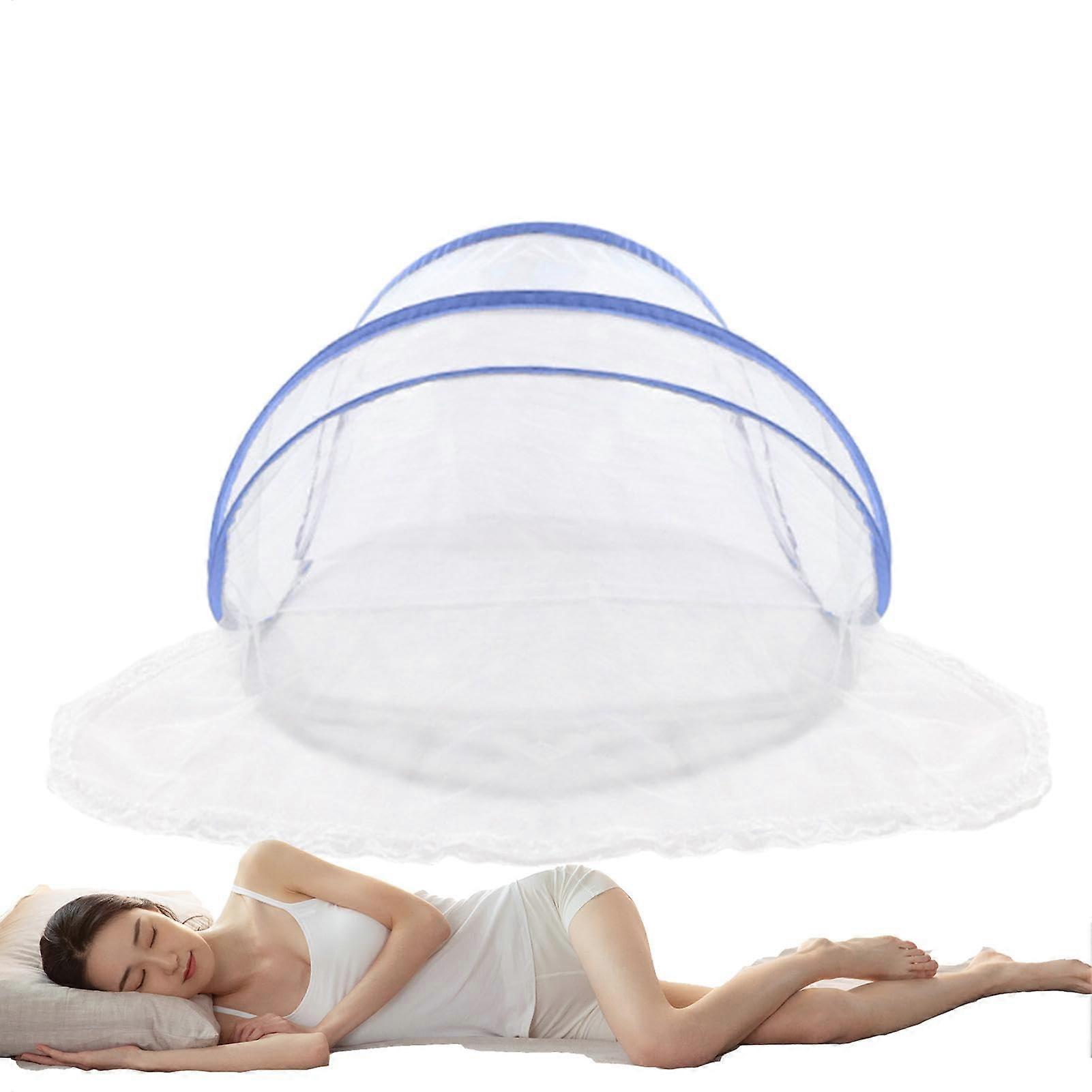 Outdoor Bed Net Portable Nylon Fine-Mesh Camping Bed Net for Individuals Single-Person Sleeping Net for Travel and Work