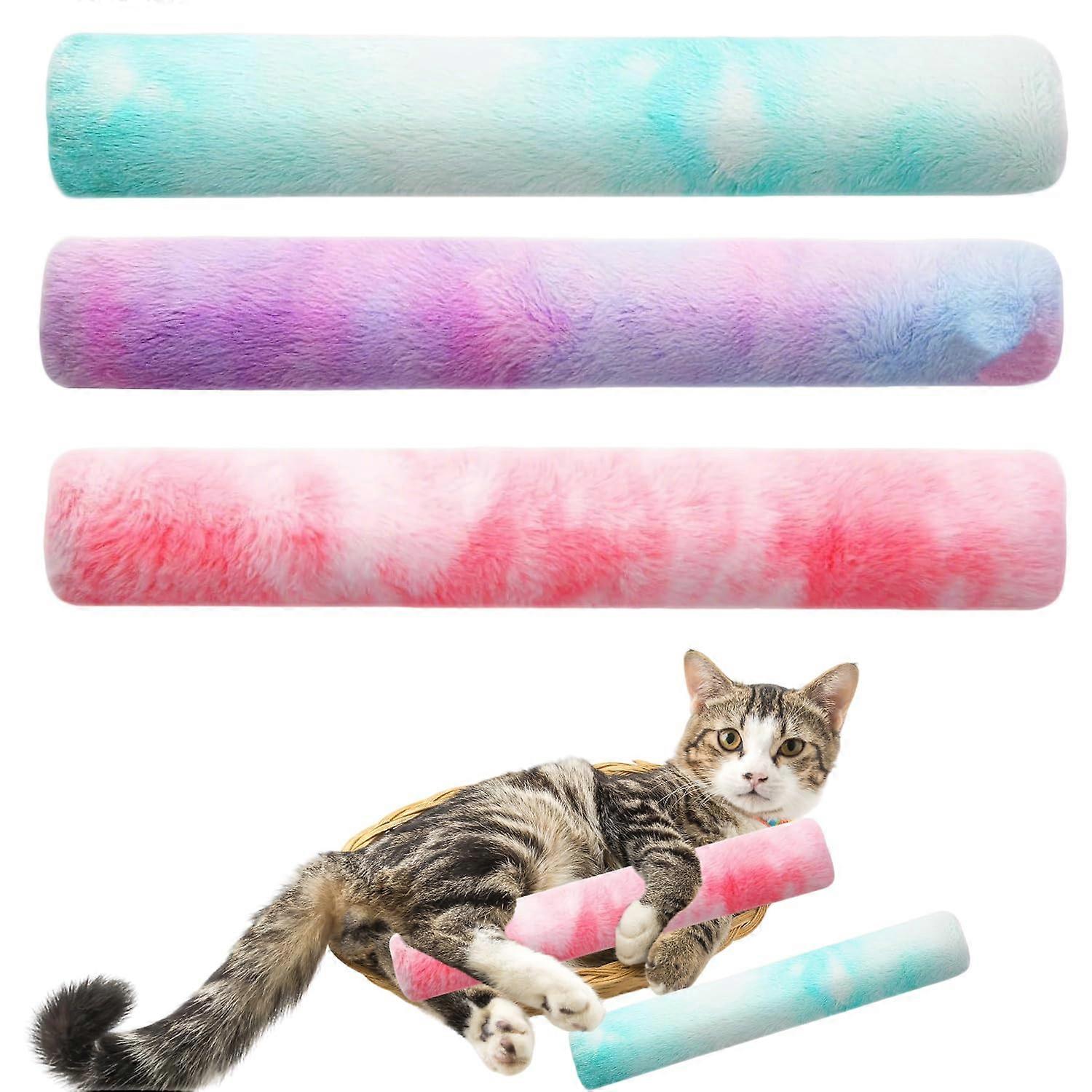 Cat Toy Catnip Cushion, Pack of 3 Valerian Cushions for Cats, Catnip Toy, Catnip Cushion Toy, Catnip Pillow, Soft and Toy for Cats