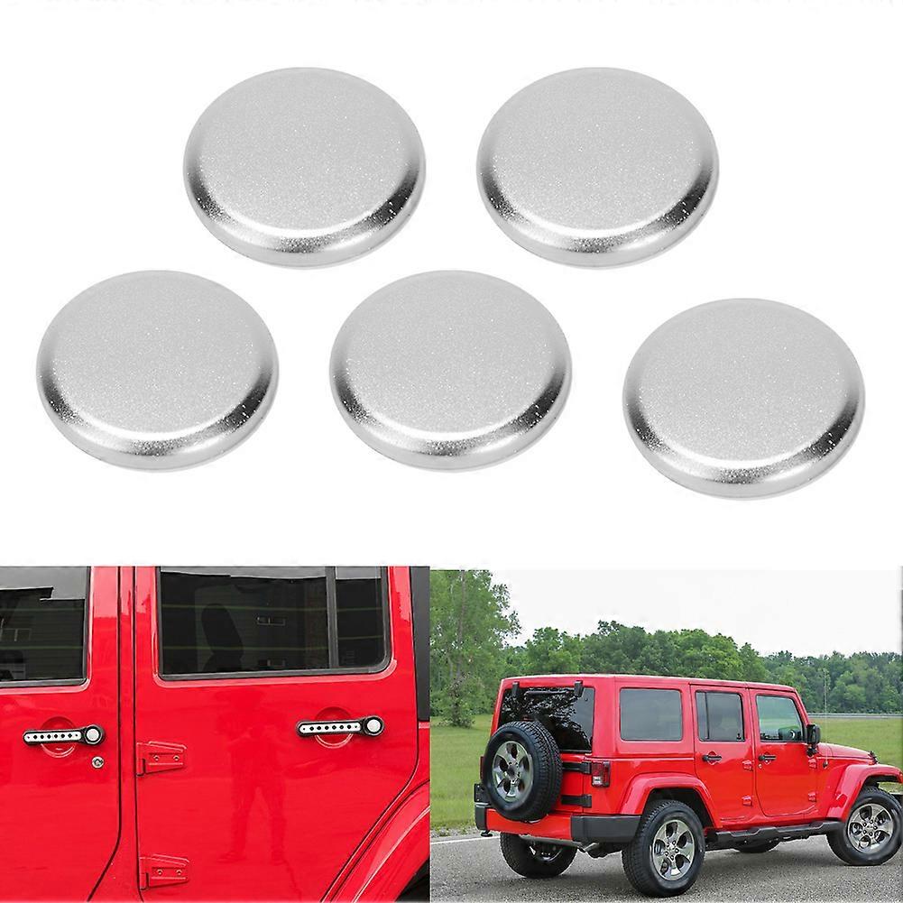 5pcs Carbon Fiber Texture Door Handle Trim Strips Fits for Jeep Wrangler JK 2007-2017 4 Doors