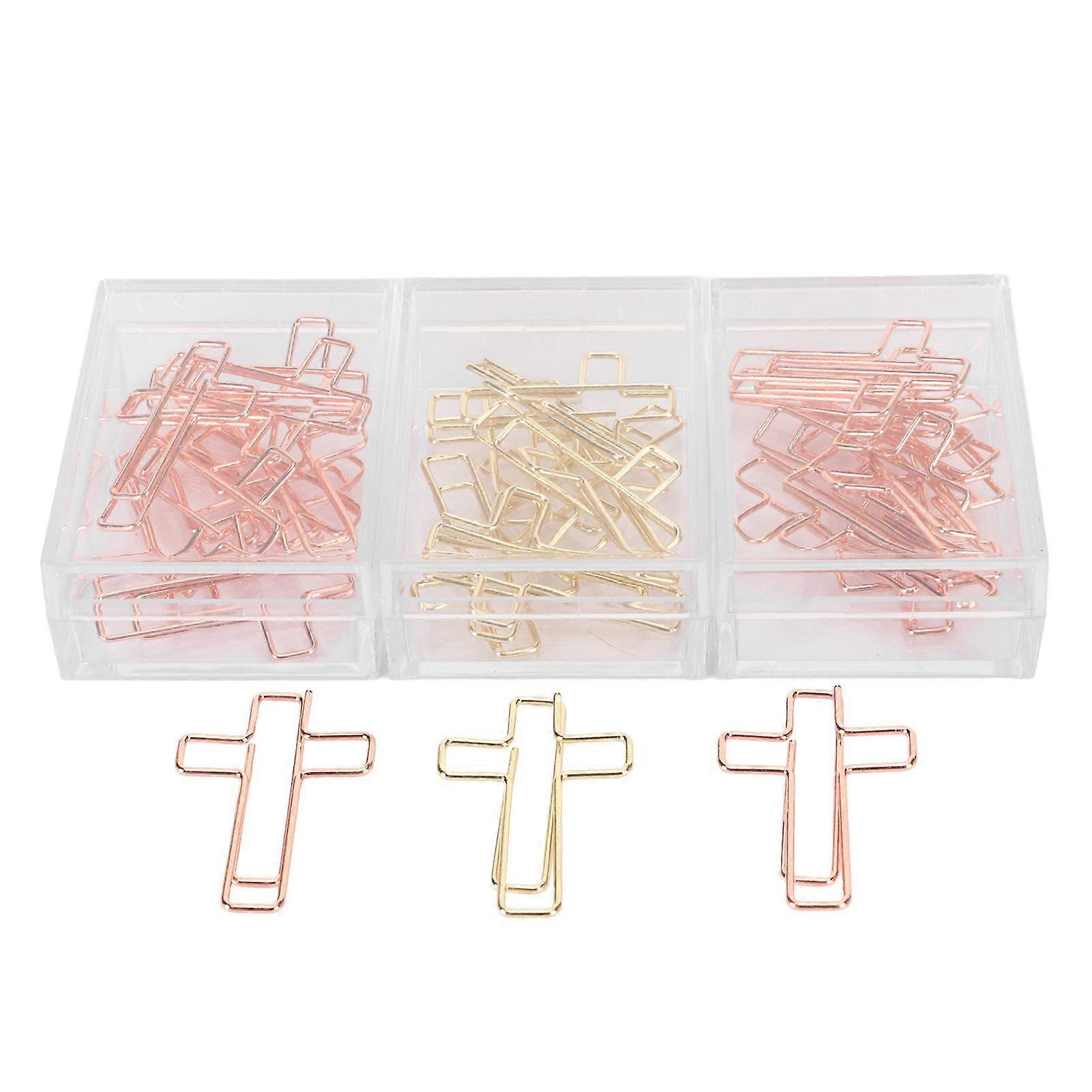 2025 Latest Model  30PCS Cute Paper Clips Metal Small Multifunctional Fun