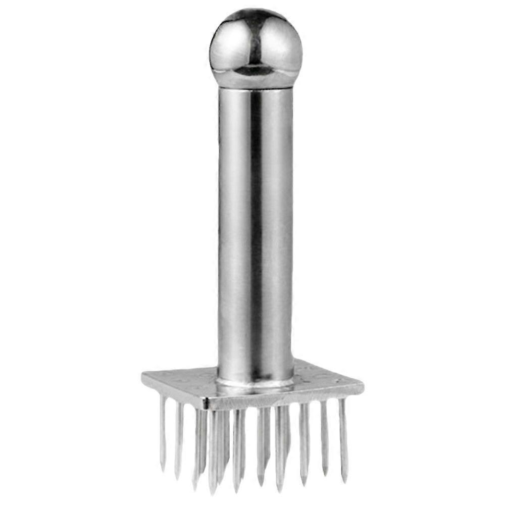 Meat Tenderizing Tool Large Tenderizing Mallet Silver Color 18.00X6.50X6.00cm For Home Users 1Pcs