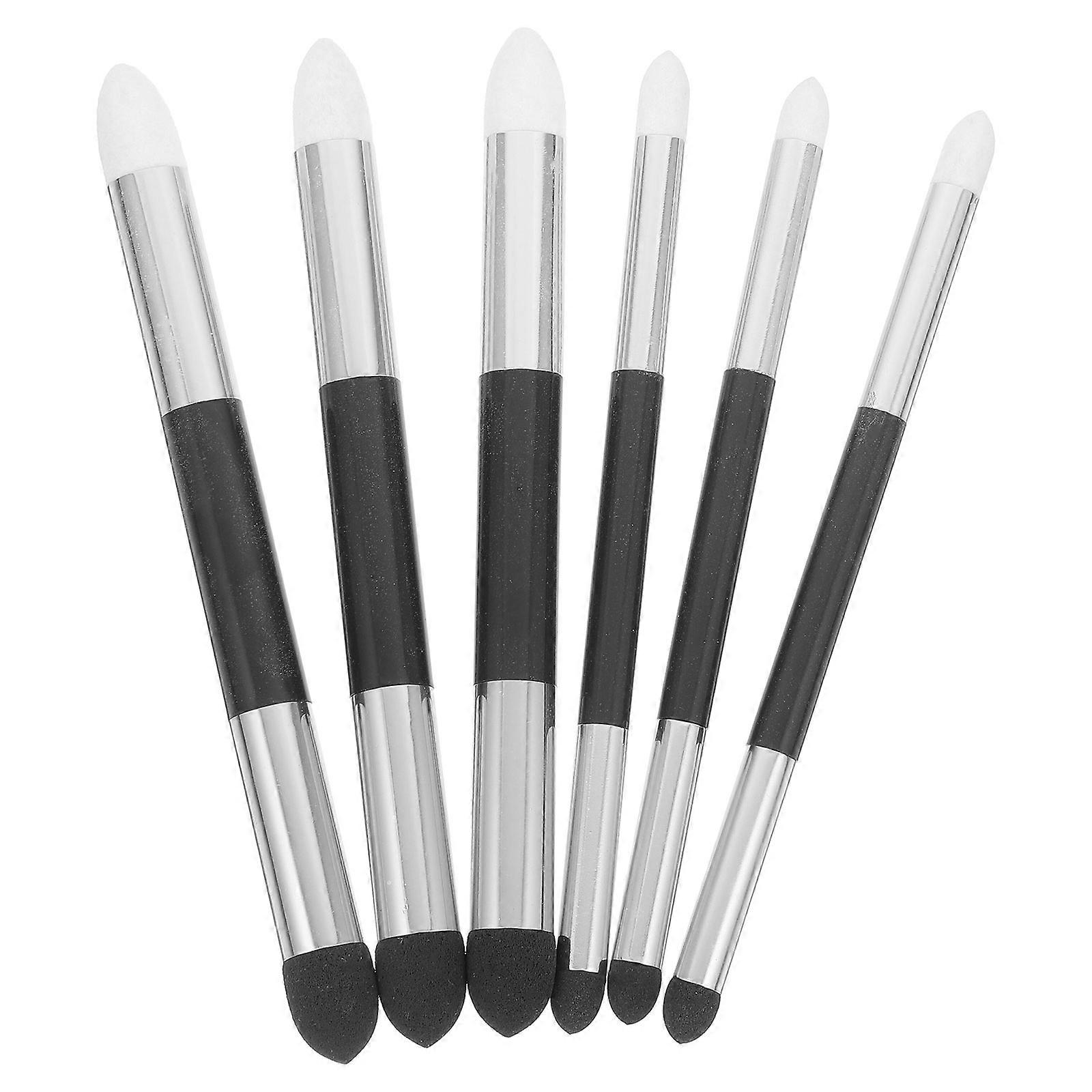 Sea Sponge Pen Brush Double Headed Wiper Blenders Set for Daily Use 6Pcs