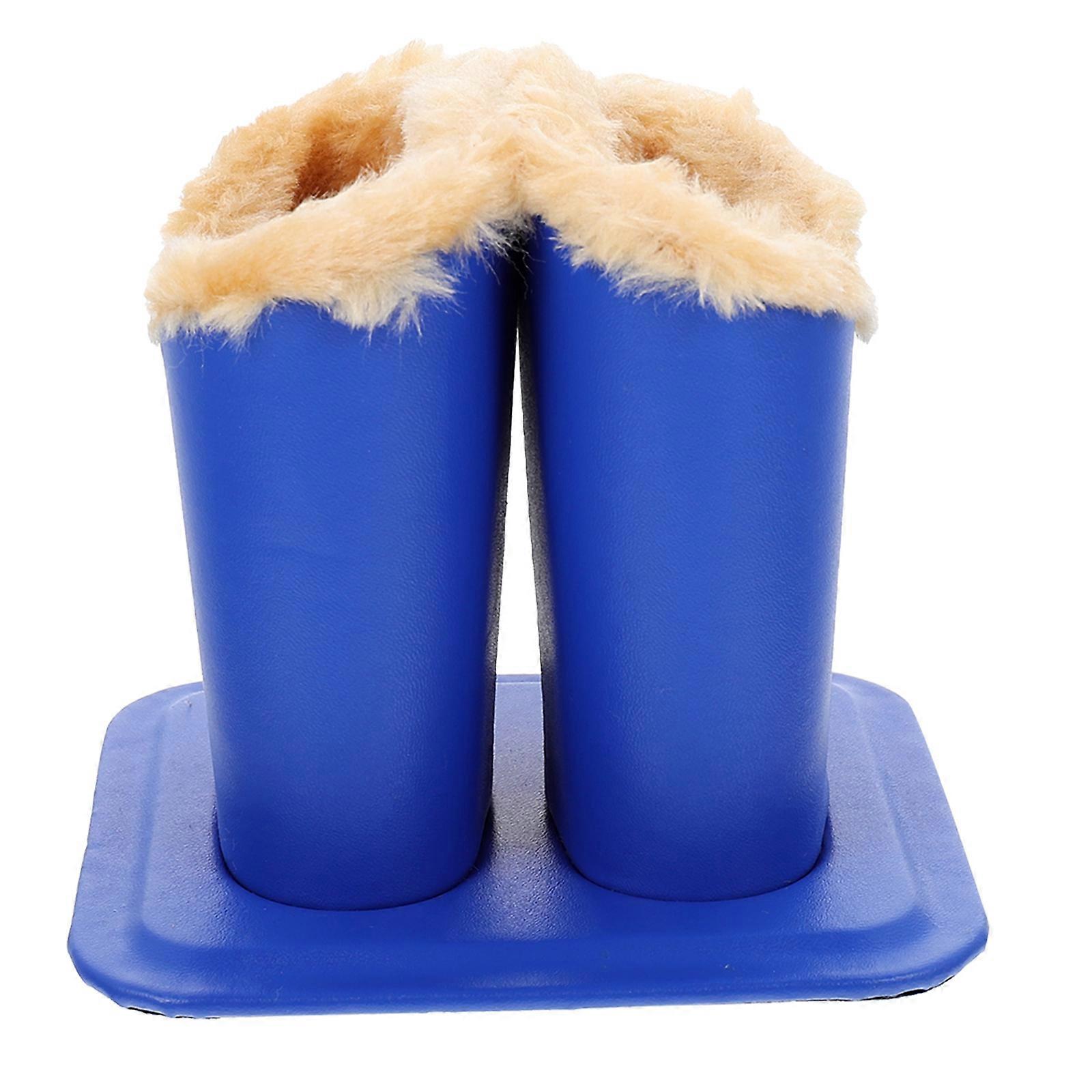 Eyeglass Rack Multi-Function Eyeglass Stand Nightstand Accessory 13x12CM Blue 1Set