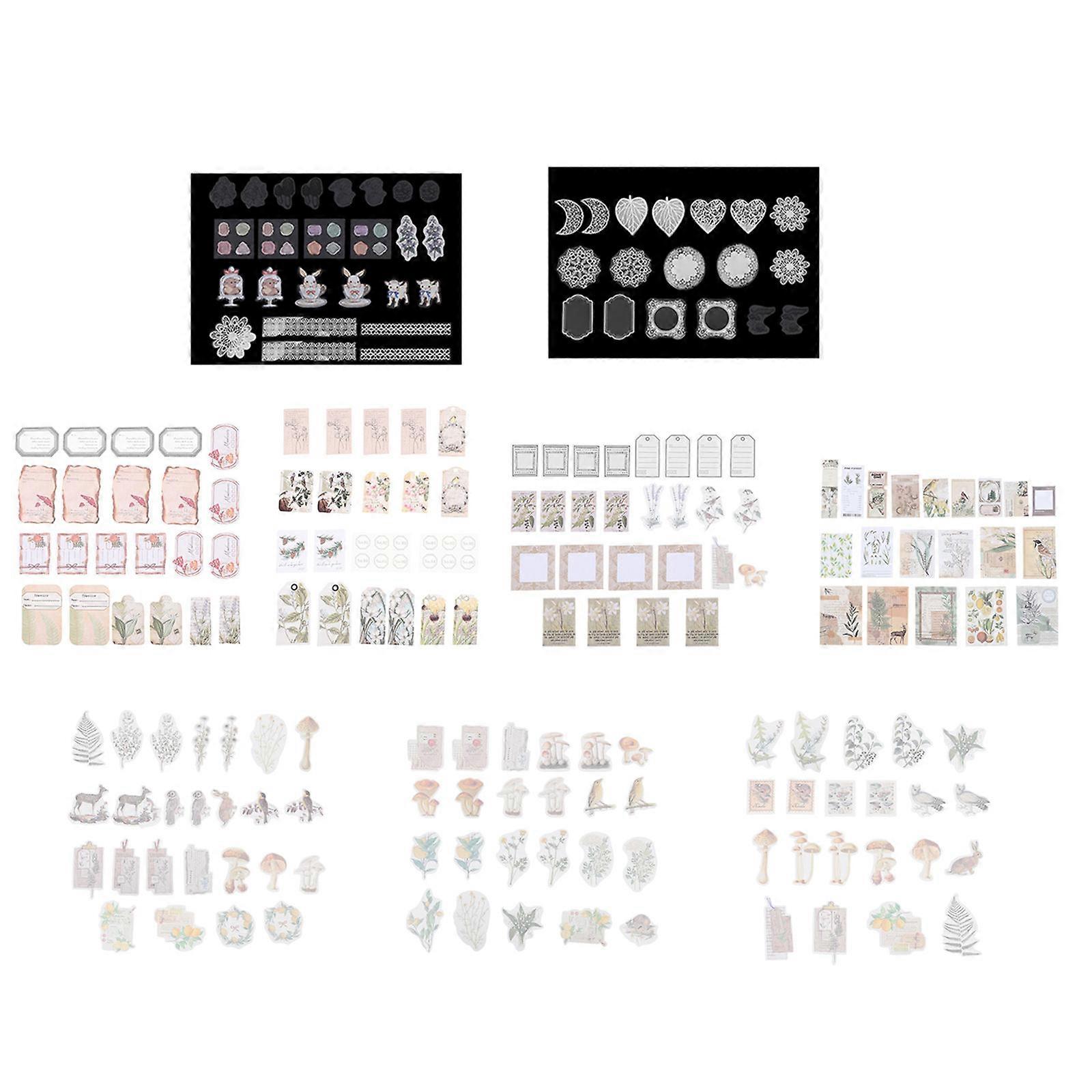 Creative Scrapbooking Supply Diy Material Papers Decorating Diary Notebook Planner 1Set