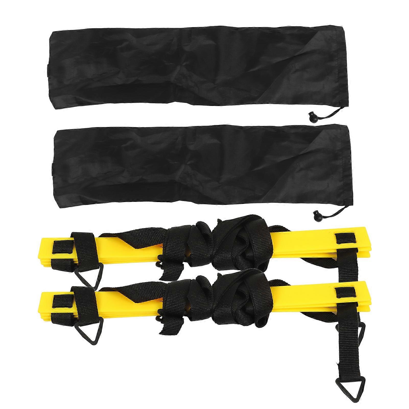 2PCS Agility PP and Nylon With Triangle Buckle Bag Ladder Speed Training Equipment for Soccer