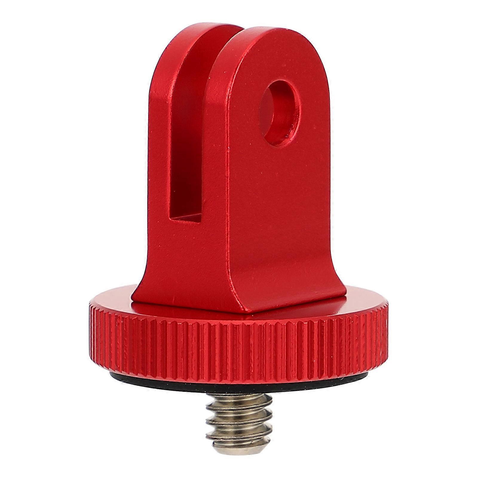 Camera Tripod Adapter Mount Kit Mount For Selfie Stick Red Aluminum Alloy Non-Slip 1 Pc