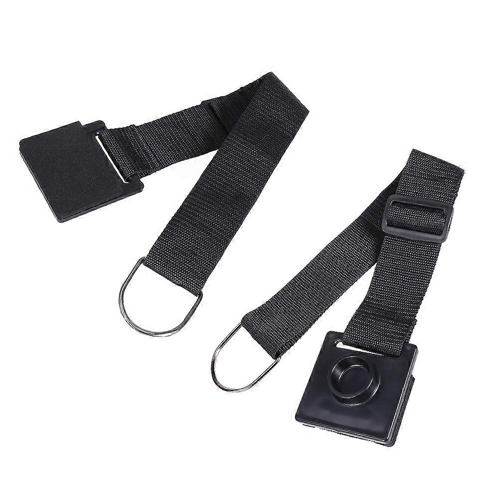 2pc Cello Endpin Stop Holder, Non Slip Strap Anchor for Secure Positioning During Performance and Practice, Black