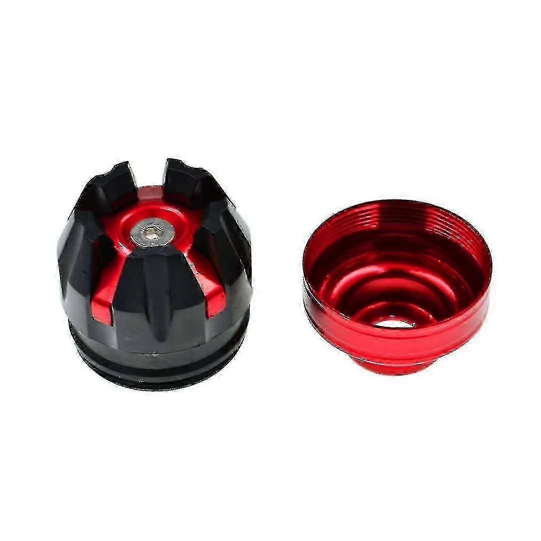 Motorcycle Accessories Modified Electric Vehicle Anti-fall Cup, 1 Set, Red