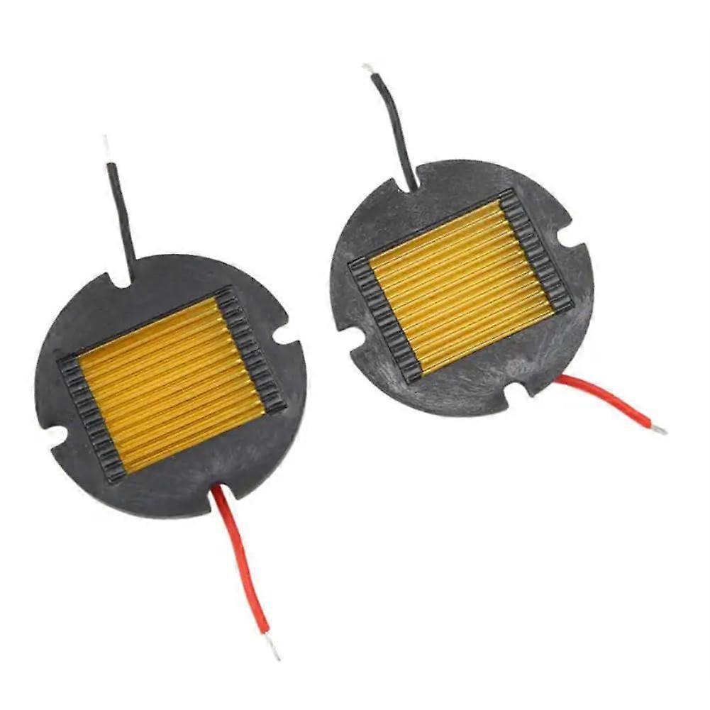 2 x Air Motion Tweeter Speaker Unit, 4 Ohm, HiFi Height Speaker, Super Belt Type Tweeter, Membrane, Black, Durable