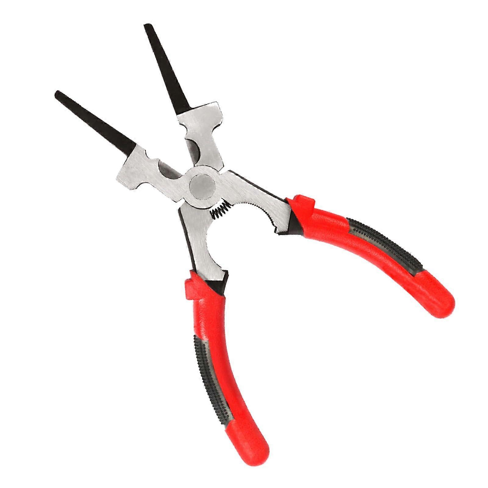 20.3 cm Steel Welding Pliers, Multifunctional Insulated Grip Tool with Long Nose, Wire Cutter, and Gripping Functions
