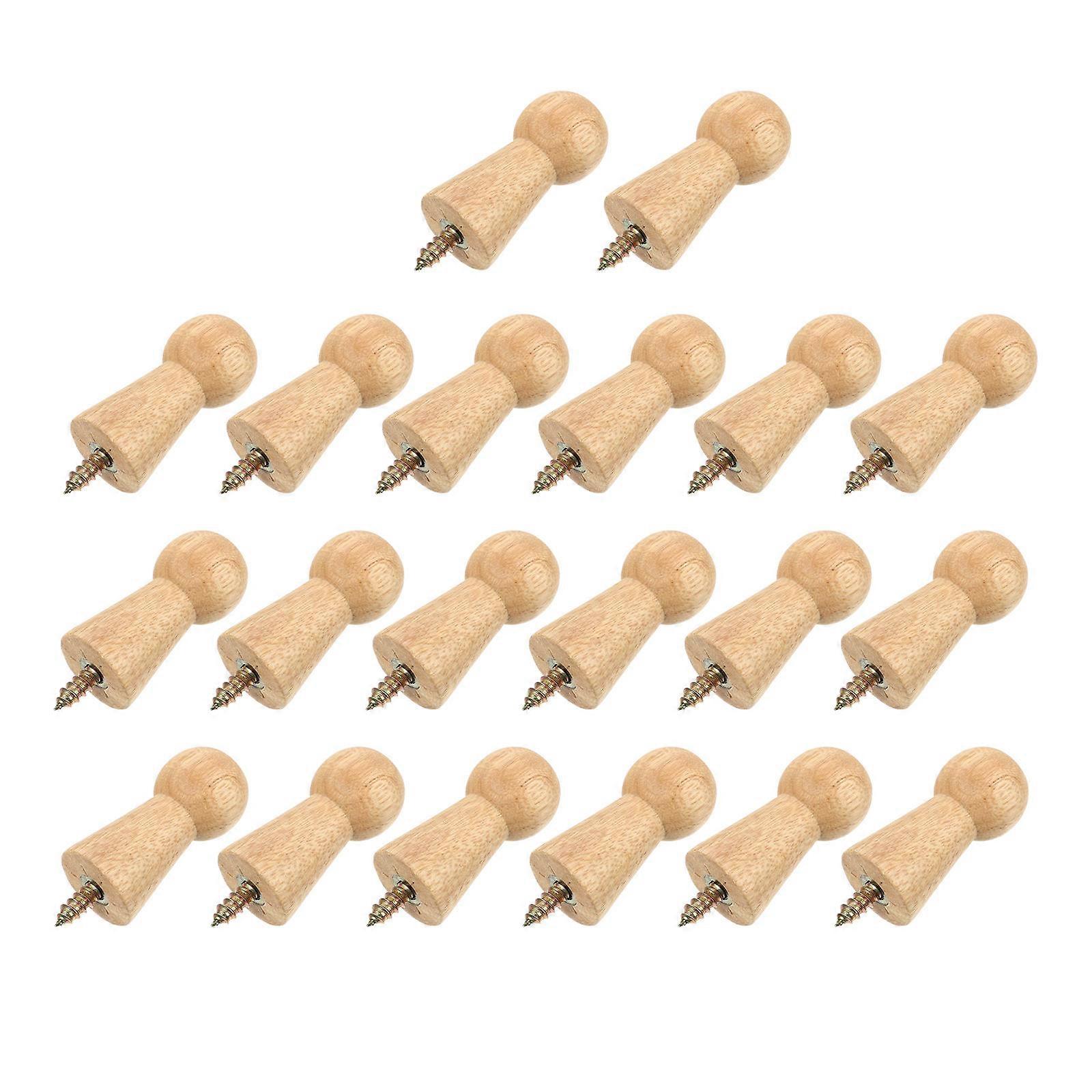 Hat Hanger Wall Mounting Space Organization 20 Sets Synthetic Material Round