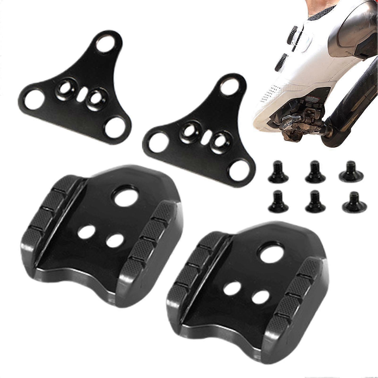 Adapter for stabilizing cleats, SPD shoe adapter – Rode SPD wedge adapter with 3 holes, metal adapter with even support, accessories.