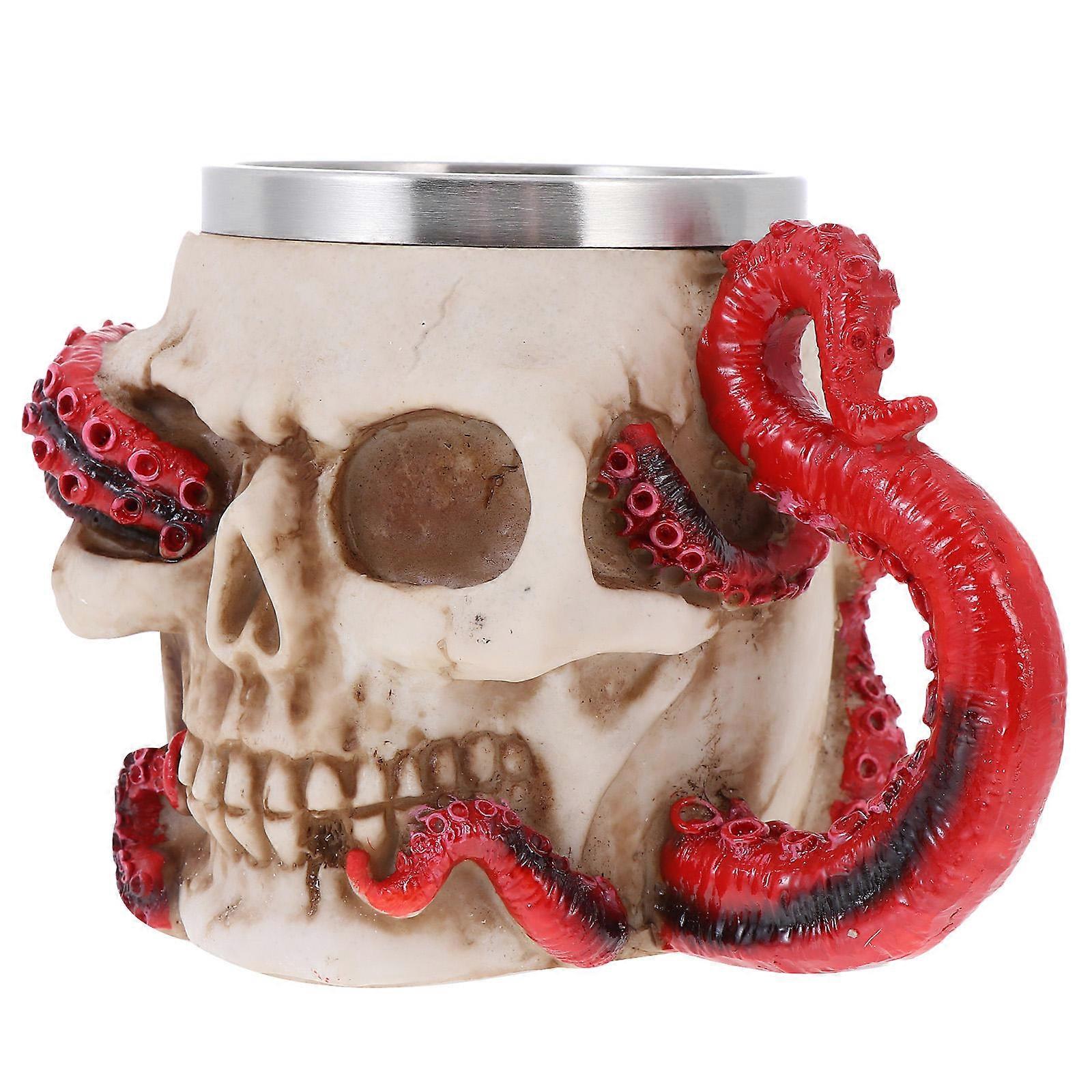 Resin Skull Cup Table Decoration For Adults Home Use 1Pc