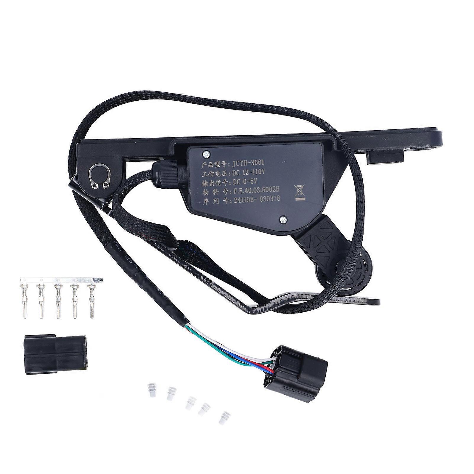 Universal Forklift Accelerator DC0‑5V Output Signal Hall Type Electronic Throttle Accelerator Foot Pedal DC12‑110V