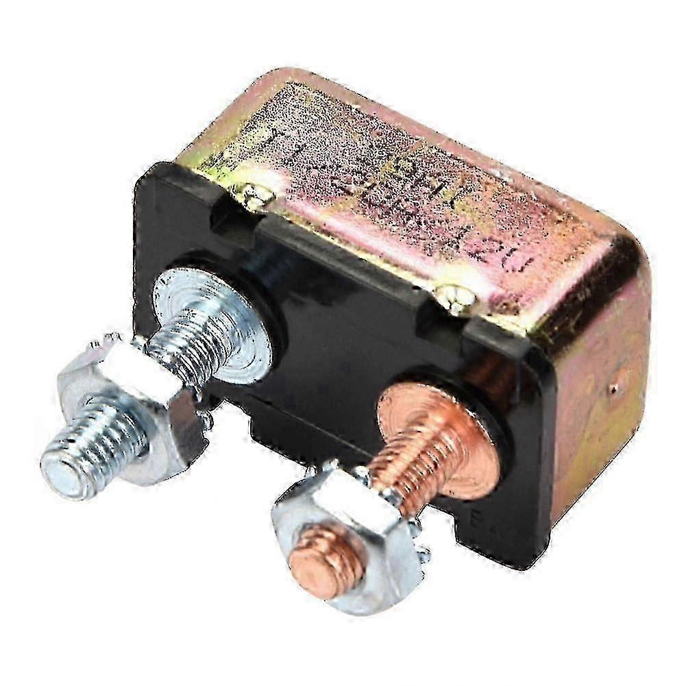 Auto Marine 12/24V Universal Automatic Fuse Reset Circuit Breaker with Metal Cover (20A)