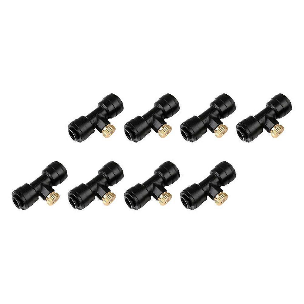 8 Sets Brass Misting Nozzle for Agriculture with 0.4mm Size Leak Proof and Rust Resistant